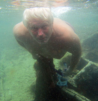 Я на морском дне в Карабобо.