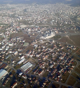 Подлетаем к стамбульскому аэропорту.