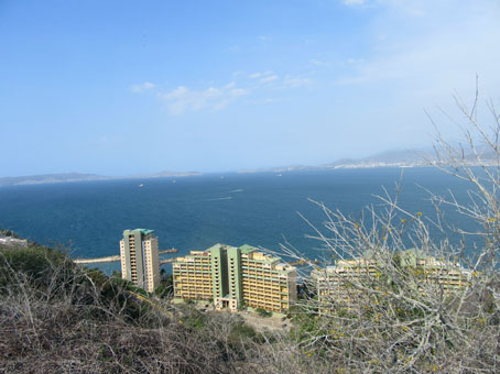 Вид на Карибское море.