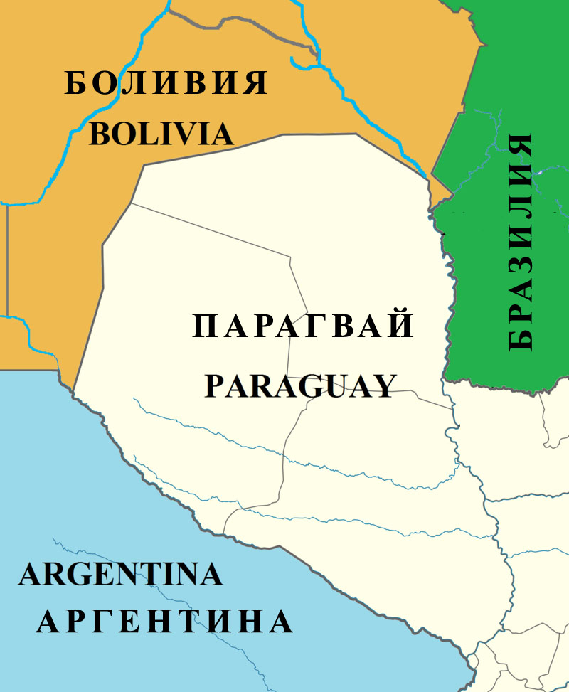 Чако Борреаль в современных границах