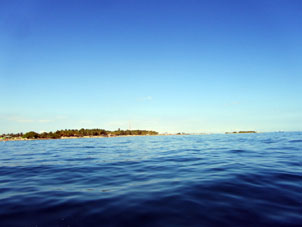 Выход в открытое Карибское море.