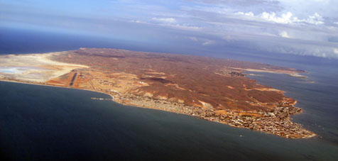 Остров Коче с самолёта,