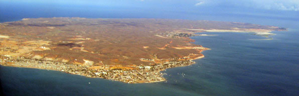 Остров Коче с самолёта,