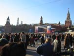 Reuni&oacute;n de los partidarios de "Rusia &Uacute;nica" (proputinista) el d&iacute;a 7 de noviembre cerca de Kremlin