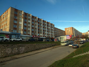 Calle Gagárina en la ciudad de Kaluga.