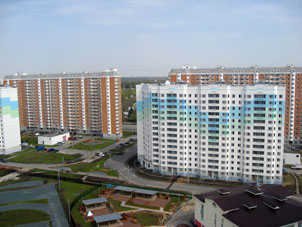 Vista desde mi ventana a la calle Márshala Savítskogo.