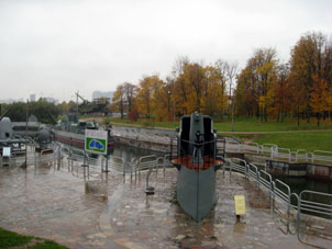 Expedición dedicada a la Marina de Guerra Soviética en la parte suroeste del Parque de la Victoria.