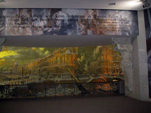 Panorama de Defensa de Leningrado (actualmente la ciudad se llama San Petersburgo).