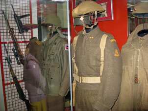 Uniforme británico del período de la Segunda Guerra Mundial.