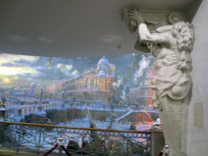 Panorama de Defensa de Leningrado (actualmente la ciudad se llama San Petersburgo).