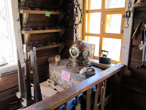 Exposición del museo de la plancha