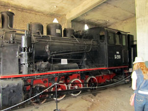 Locomotora a vapor.