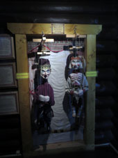 En el museo de proverbios y de Petrushka (payaso Pedro).