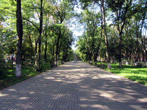 Monumento al poeta A.S. Pushkin.