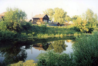 Río Sarapúlka en el término de la ciudad de Sarápul.