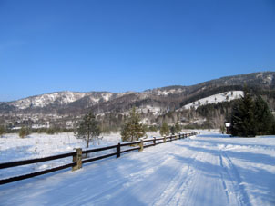 Nueva ojeada al paisaje de Siberia.