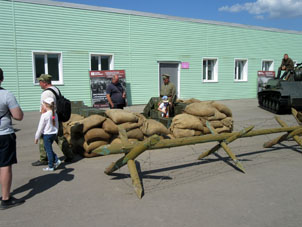 Exposición dedicada a la historia de Fuerzas Armadas de Rusia y de la Unión Soviética.