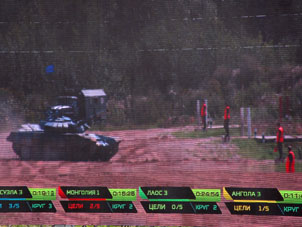 Punto de tiro en la pantalla.