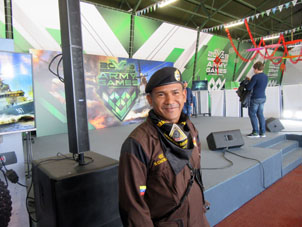 Dorwin Castillo, sargento mayor del Batallón Blindado 413 del Ejercito Bolivariano de Venezuela.