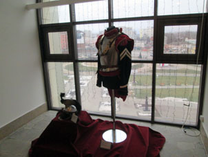 Uniforme de coracero del siglo XIX.