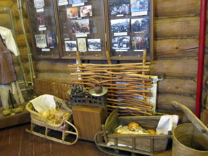 Exposición en el museo de pan en el Kremlin de Vernisazh.