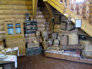 Exposición en el museo de pan en el Kremlin de Vernisazh.