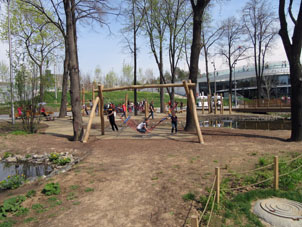 Plazoleta para niños.