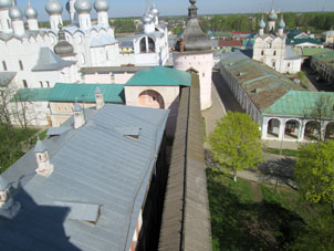 Vista al kremlin (alcázar) desde su atalaya.