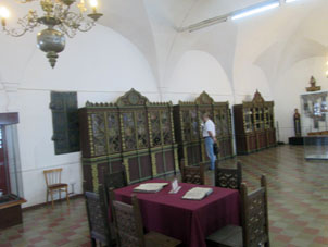 Cámara Blanca donde actualmente está el Museo de Antigüedades.