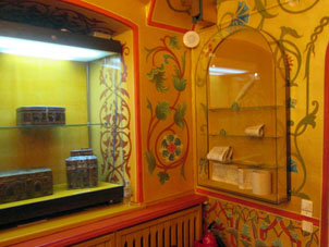 Museo histórico-etnográfico dentro de un palacio del alcázar de Ryazáñ.