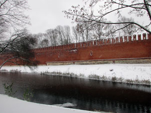 Foso del kremlin de Smolensk.