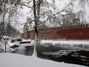 Foso del kremlin de Smolensk.