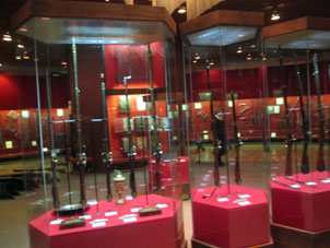 Exposición en el Museo de Armas en el Kremlin de Tula.