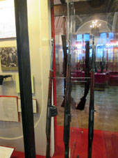 Fusiles en el Museo de Armas en el Kremlin de Tula.
