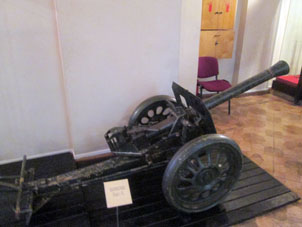 Cañón en el Museo de Armas en el Kremlin de Tula.