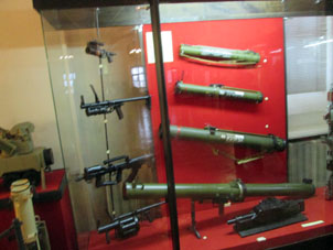 Lanzagranadas en el Museo de Armas en el Kremlin de Tula.