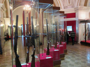 Salas del Museo de Armas en el Kremlin de Tula.