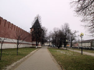 Kremlin (alcázar) de Tula por fuera.
