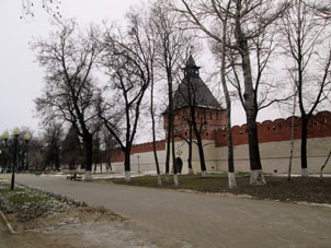 Kremlin (alcázar) de Tula por fuera.
