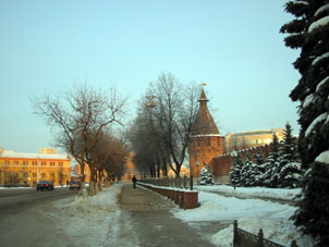 Kremlin (alcázar) de Tula por fuera.