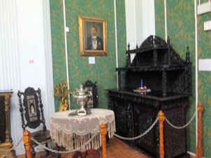 Exposición en el Museo de Samovar en el Kremlin (Alcázar) de Tula.