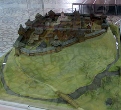 Maquete del Kremlin (alcázar) de Vólok de Lama (Volokolamsk).