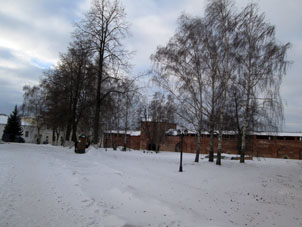 Recinto interior del kremlin de Zaraysk.