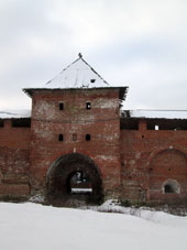 Recinto interior del kremlin de Zaraysk.