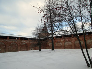 Recinto interior del kremlin de Zaraysk.