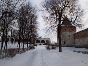 Alcázar de Zaraysk por fuera.