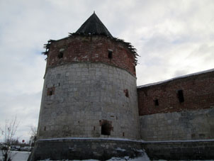 Alcázar de Zaraysk por fuera.