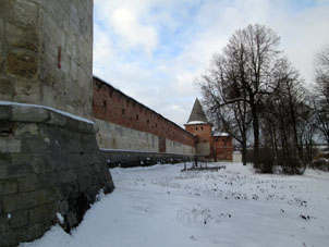 Alcázar de Zaraysk por fuera.