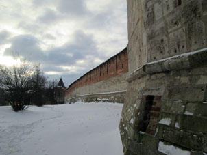Alcázar de Zaraysk por fuera.