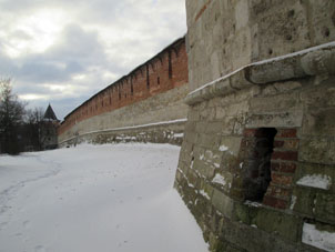 Alcázar de Zaraysk por fuera.